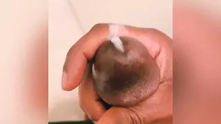 Horny after work. Milking my BBC