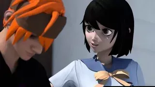 HENTAI SEX UNIVERSITY - Hentai Students Fuck In Public and Lesbian Scissoring In Private Locker Room!