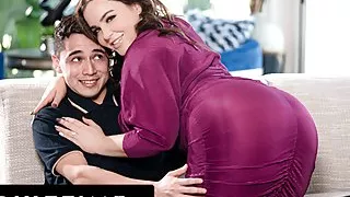 ADULT TIME - Curious Stepson Loses His Anal Virginity To Big Titty Stepmommy Natasha Nice!