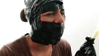 Silly BDSM Stepdaughter Used As Tied Up And Gagged Human Furniture