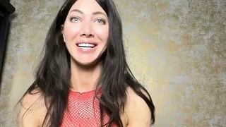 Hotkinkyjo in sexy net dress fucks her ass deep with huge dildo from johnthomastoys, belly bulge, anal fisting & prolaps