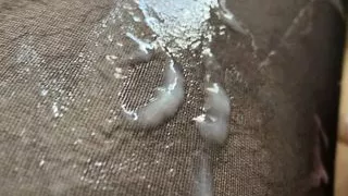 I masturbate in black pantyhose