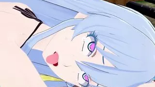 Esdeath x Luffy Get fucked in the park