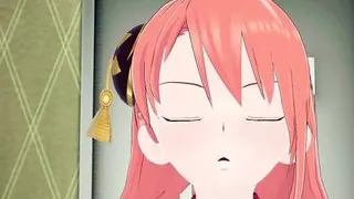 Luffy fucking Kagura's mom Kouka from Gintama - Koikatsu party