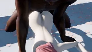 punished naughty dirty little slut with big black cock in tight ass