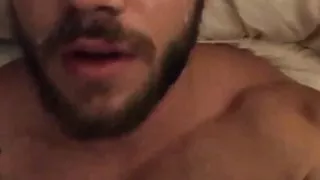 Self Cum Facial and Eating My Own Cum while Masturbating