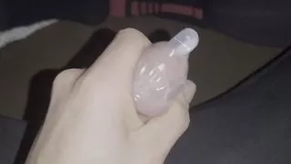 Cum in condom