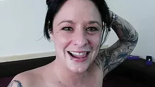 Blowjob and facial for Cheyenne