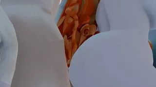 Fucked a cutie in her tight holes right in a stuck elevator. Sex with a young colleague.