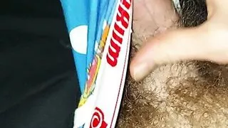 Spongebob pants hide phimosis cock