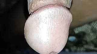 Slow motion close up indian big cock masterbation