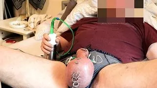 Ich blase meinen Sack auf!