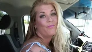 Joclyn Stone Blonde milf gives blowjob and fucks CJ Wright