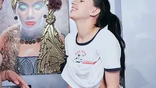 She Made Us Lesbians - Cuties lick ice-cream and pussies