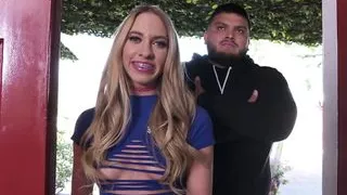 Khloe Kapri auditions for photoshoot with Jax Slayher while boyfriend watches