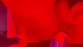 Gangster solo anal play