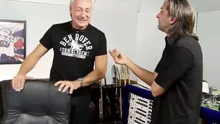 Christine Love is a blonde who fucks two eager men