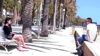 Samia Christal teen with natural tits has anal sex