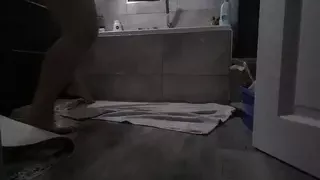 Pissing to my hubby's face and he drinks it