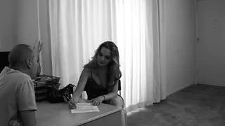 Blonde Teen Tera Knightly Swallows a Huge Cum Load After a