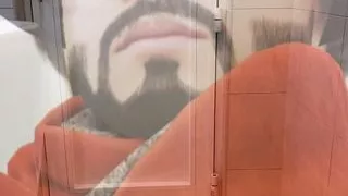 Hot pissing with a nice thighs and a trim bush and a sexy semi Erect brown Asian cock that is so yummy to suck and lick