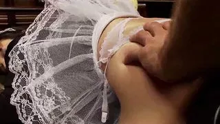 Lucy Love gets spanked and fucked by big cock Jamie