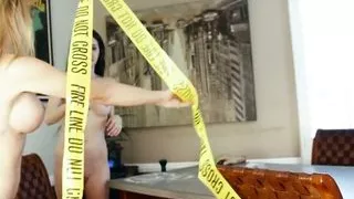 Amber Michaels teaches Rilee Marks how to lick her pussy