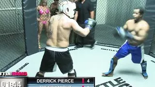 Sexy blonde Jessica Moorev fucked with MMA fighter