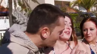 Two Sexy girlfriends group fuck having anal sex  2