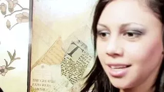 Karma and Alyssa lesbian sex with toys for Russian teen