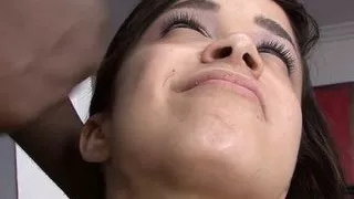 Taylor has anal sex with a big black cock outdoors