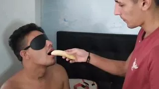 We play with the banana while we watch movies