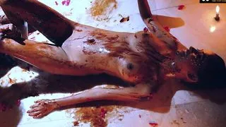 Desi Indian Marriage Anniversary, Special Candle Light Chocolate Sex with Hot Teen Sudipa