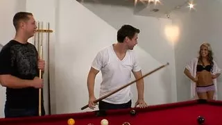 Teen Kara Novak fucks two cocks in a threesome sex