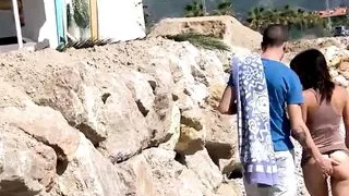 Brunette Gabrielle Neva with natural tits loves anal sex