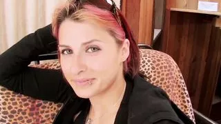 Arizona is a busty teen who sucks and fucks cock