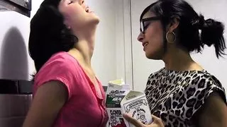 Beretta James and Coral Aorta are busty lesbians