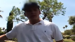 Rachel Milan gives Alex Gonz a blowjob and interracial fuck