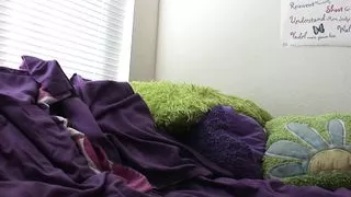 Sexy tattooed Kajira fucks herself with Sex Toys