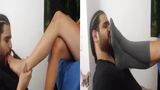 Smelly Gym Socks and Feet Humiliation (Preview)