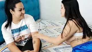 My stepmother helps me to calm the fever of wanting to fuck