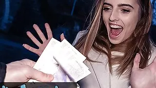 Public Agent – French babe Alba Lala Shows Off Her Small Tits on the Street