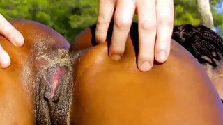 Nancy Hot Ebony Gives A Blowjob And Fucks Hard