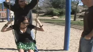 Busty blonde milf Kora Cummings is a horny wife