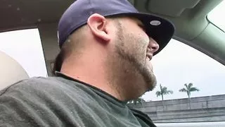 Busty redheaded Rebecca sucks and fucks cock