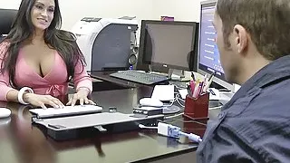 Manipulative Big Tit Boss Gives Worker Opportunity To Get A Promotion