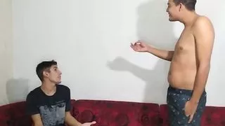 I argue with my stepsister's husband and we end up in the room. Part1