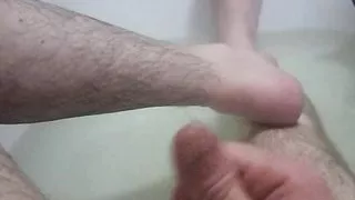 Playtime in bath getting hard. Shaved