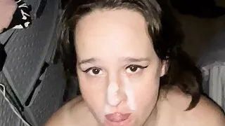 Sexy Wife gets a massive facial