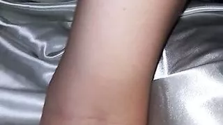 Masturbating Wearing Satin Silk Slip